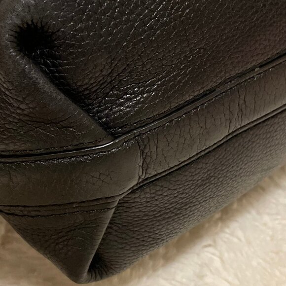 Coach Black Leather Hobo Shoulder Bag - Picture 3 of 10